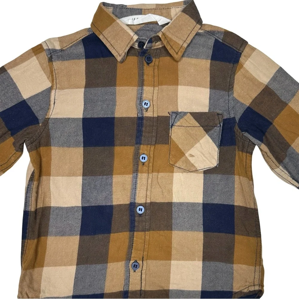 H&M blue brown